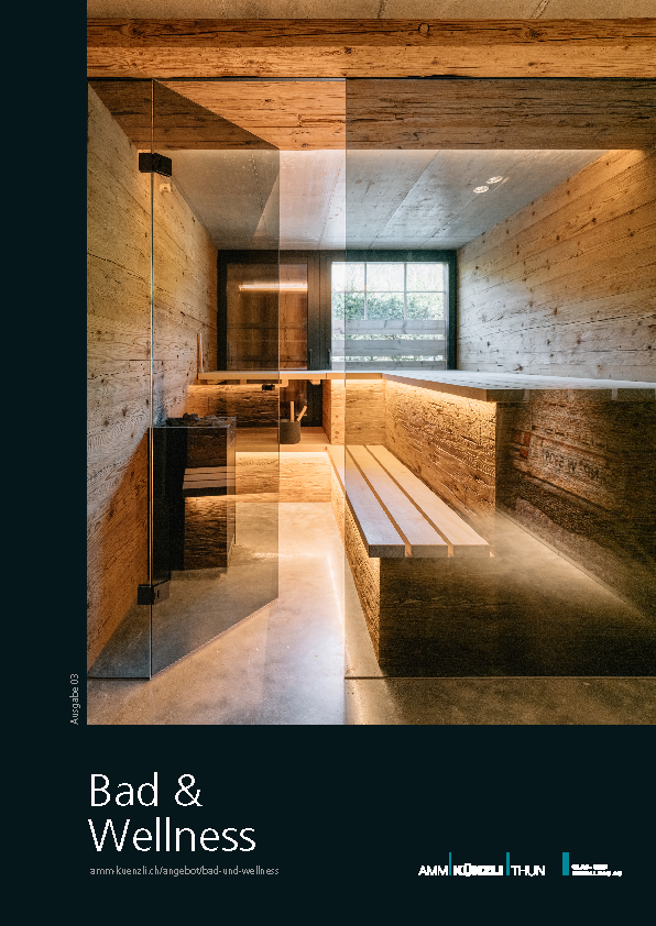 Bad & Wellness-Broschüre AMM Künzli Thun